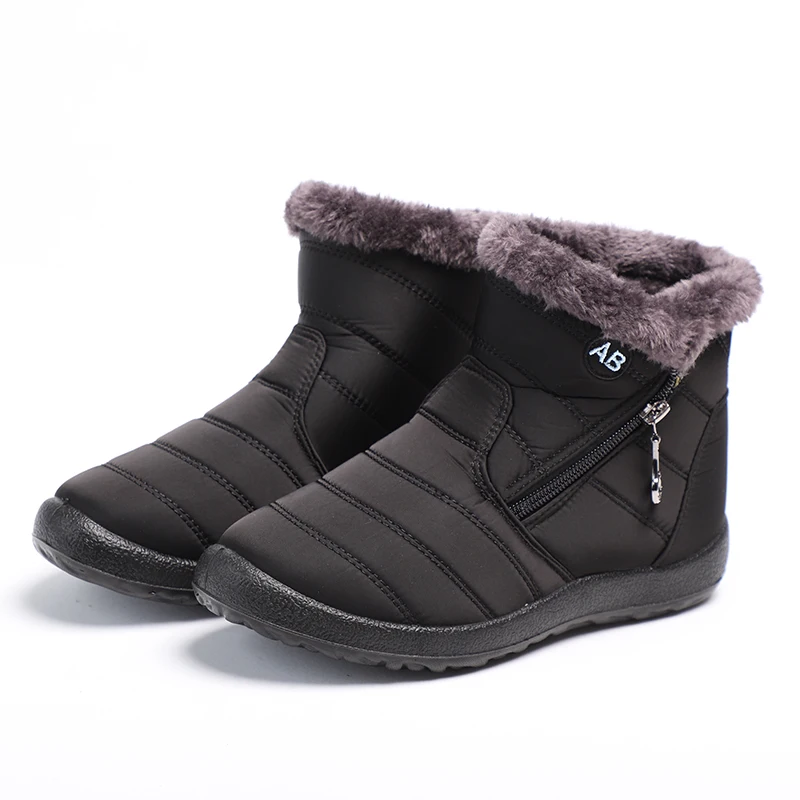 Classic Women Boots Snow Boots Waterproof Women Shoes Flat Casual Winter Shoes Ankle Boots For Women