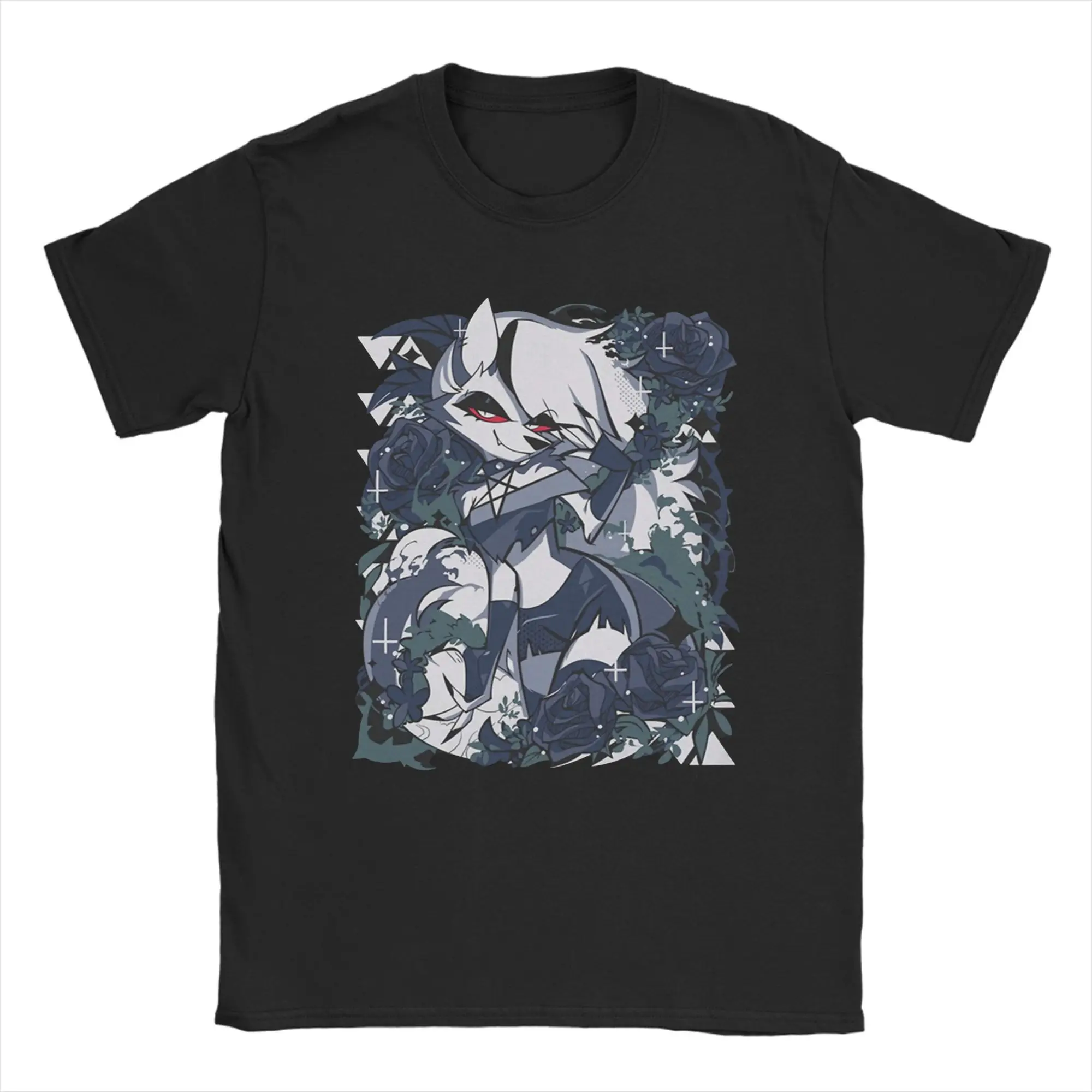 تي شيرت Helluva Boss Loona للجنسين تي شيرت قطني مطبوع عليه برنامج تلفزيوني ملابس تي شيرت