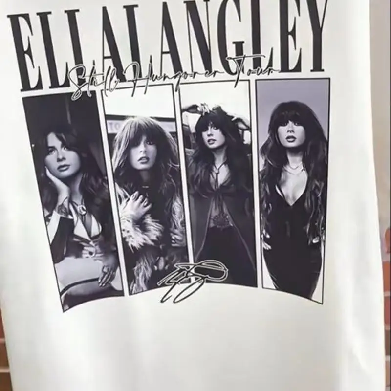 Ella Langley algodón blanco para Fans todas las tallas S 5Xl camiseta Hc92