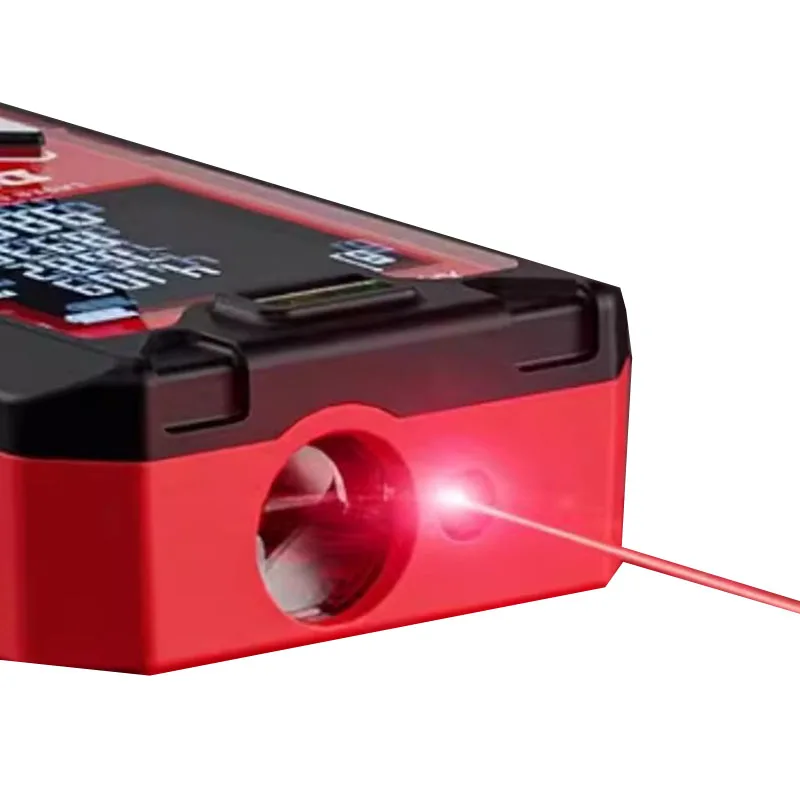 جهاز قياس المدى بالليزر بالأشعة تحت الحمراء عالي الدقة أداة قياس محمولة باليد مسطرة كهربائية LED أداة عرض رقمية