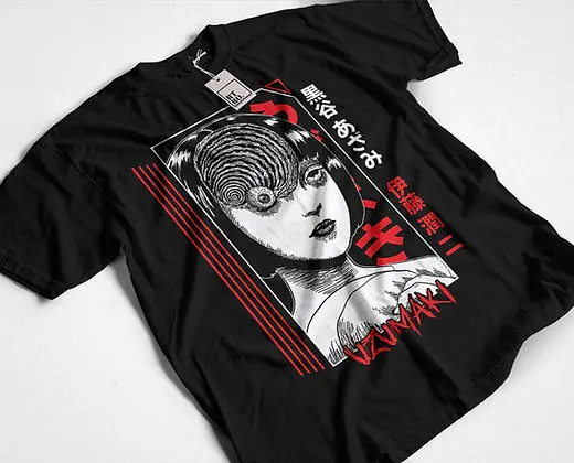 Junji Ito cotton anime Shirt