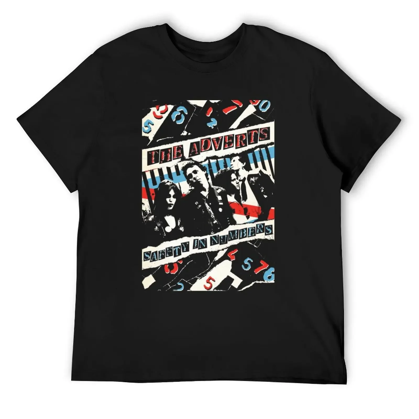 

The Adverts - Safety In Numbers T-Shirt funny shirt cotton gifts for boyfriend anime stuff mens plain t shirts