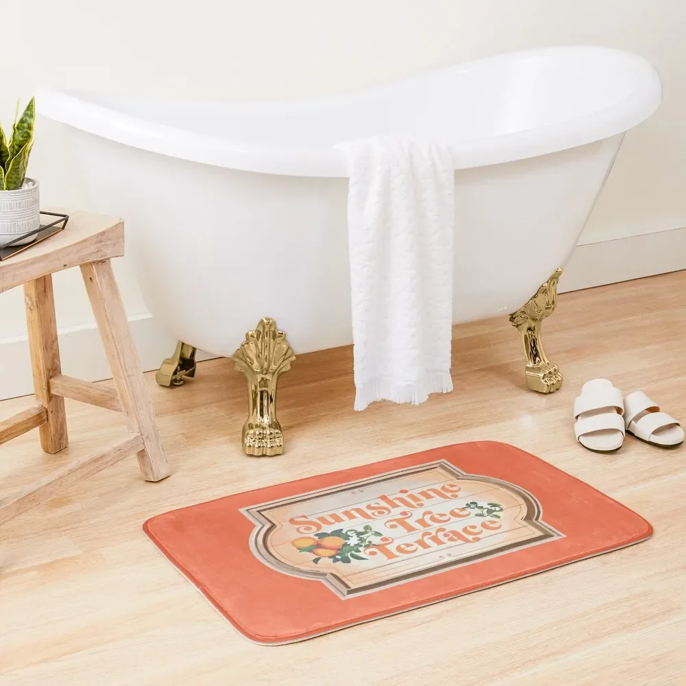 

Sunshine Tree Terrace Bath Mat For The Bathroom Kitchen Carpet Mat