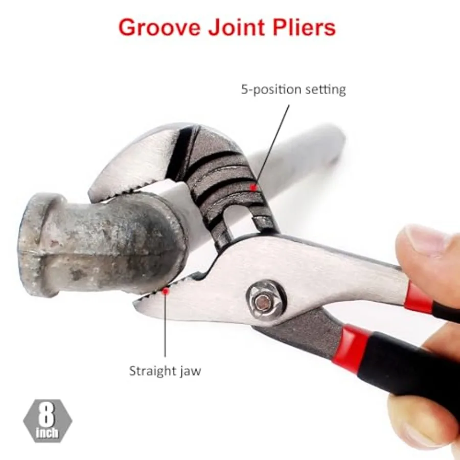 ชุดคีมและประแจอเนกประสงค์ 7 ชิ้น สำหรับงานซ่อมรถยนต์ งานประปา งานไฟฟ้า และงานบำรุงรักษาทั่วไป พร้อมเคลือบสารกันสนิม