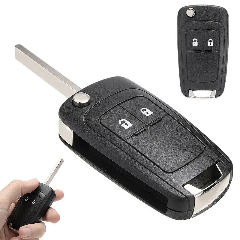 

2 Button Replacement Remote Flip Key Cover Shell Fob For Chevrolet Cruze 10-13 Orlando Car Auto Key Accessories