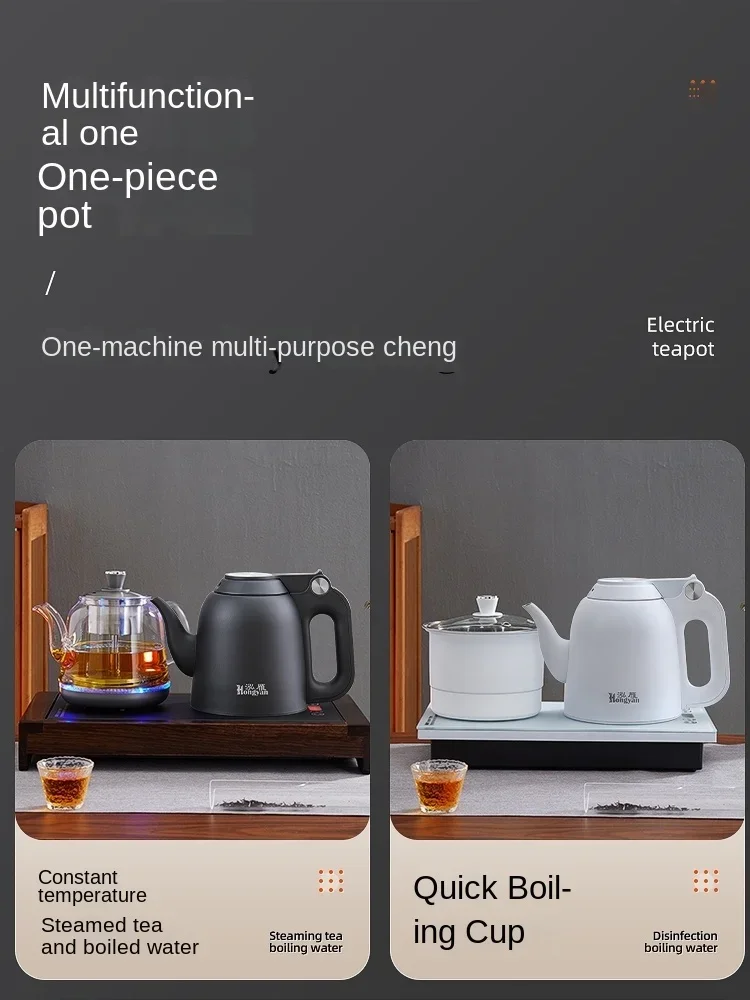 DSA Tea Table Embedded Double Stove Tea Boiling Electric Kettle For Automatic Water Feeding And Tea Making