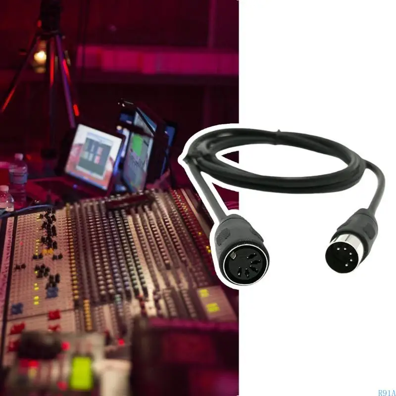 R91A MIDI5PIN MALE TOMEMEL CONNECTORS 5PIN DIN STUDIO使用のために中途半端