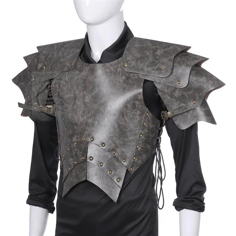 Disfraces de Cuero PU para Adultos, Accesorios Medievales para Escenario, Disfraces de Carnaval de Halloween, Ropa Étnica para Mujer, Actuaciones Escénicas, Fabricante Chino