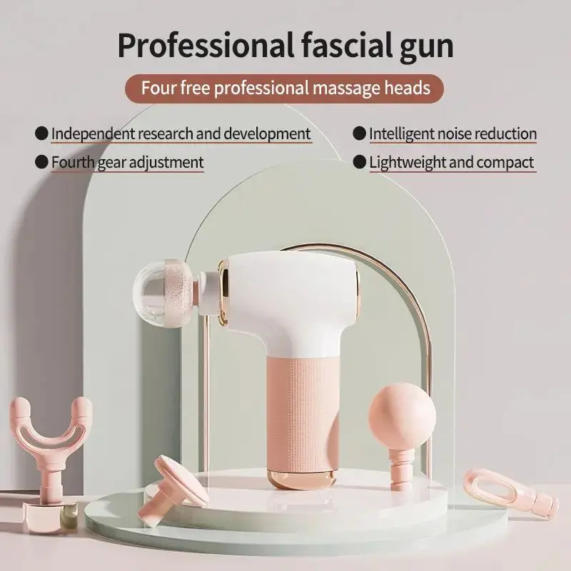 2024 Custom Logo and Case OEM ODM Heated 24v Relax Cellulite Deep Fascial 16mm Sports Massage Gun for Deep Tissue Body