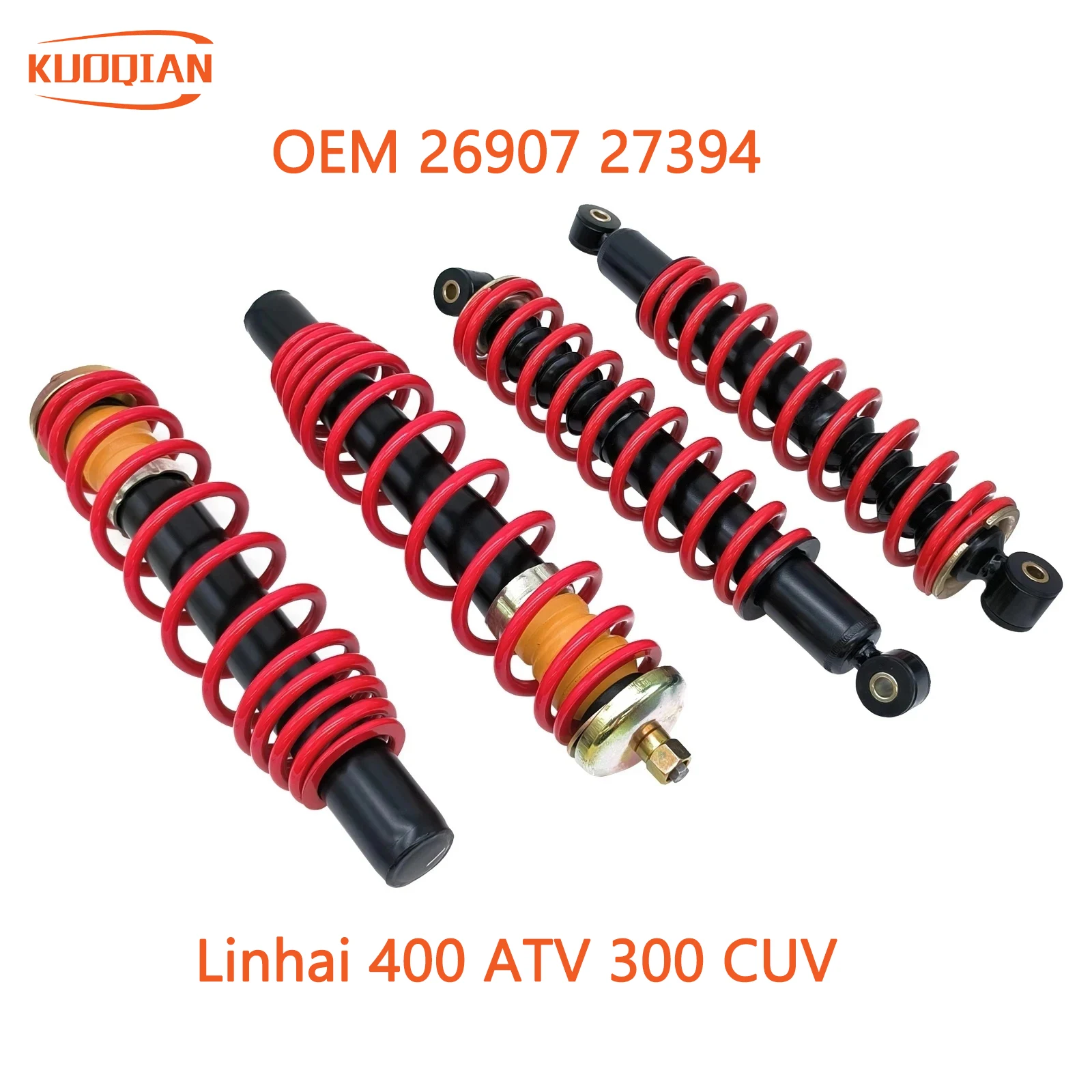 

Linhai CUV ATV 400 Rear and Front Shock Absorber for Dune Buggy 4x4 Linhai 400 ATV 300 CUV QUAD GO KART Linhai Code 26907 27394