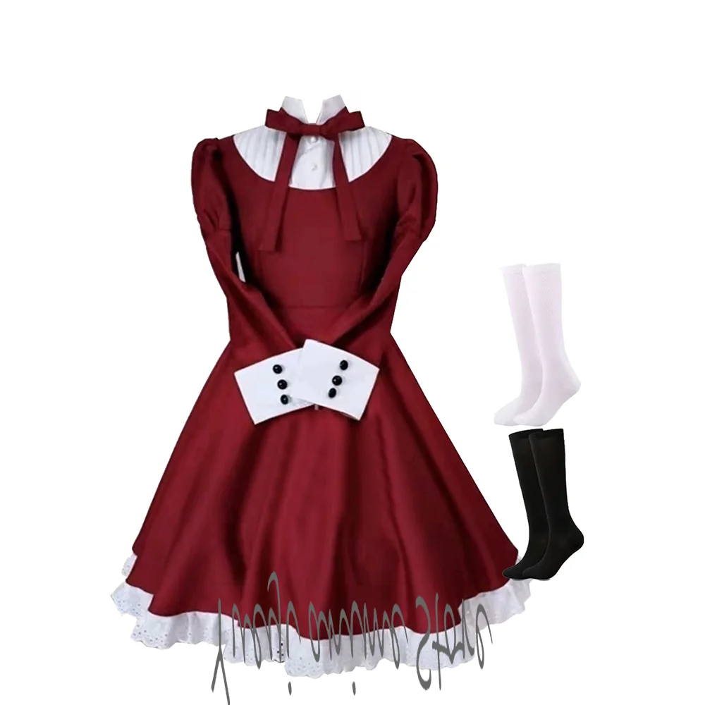 

customized-Anime Cosplay Hetalia Liechtenstein Dress Costume Christmas Party Halloween Uniform