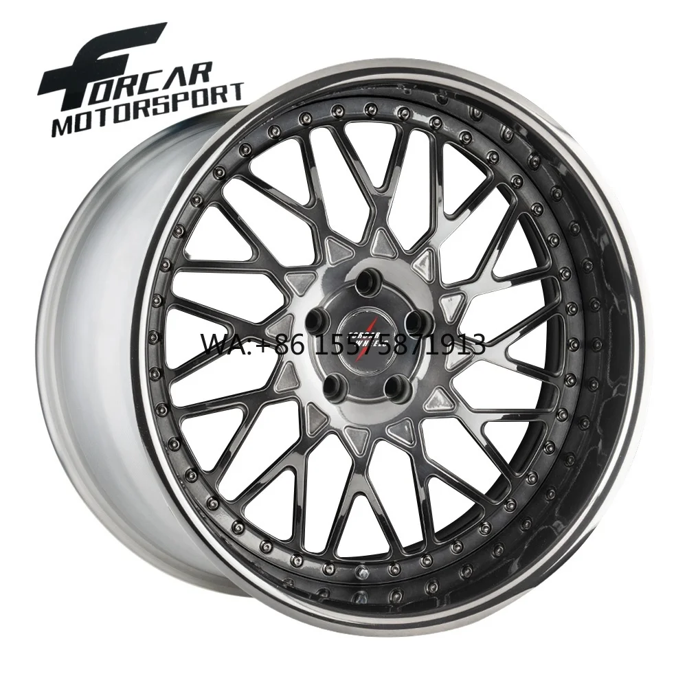 

T6061 Customized Two-Pieces China Rim Wheel Aluminum Factory Wheels for Personal Use
