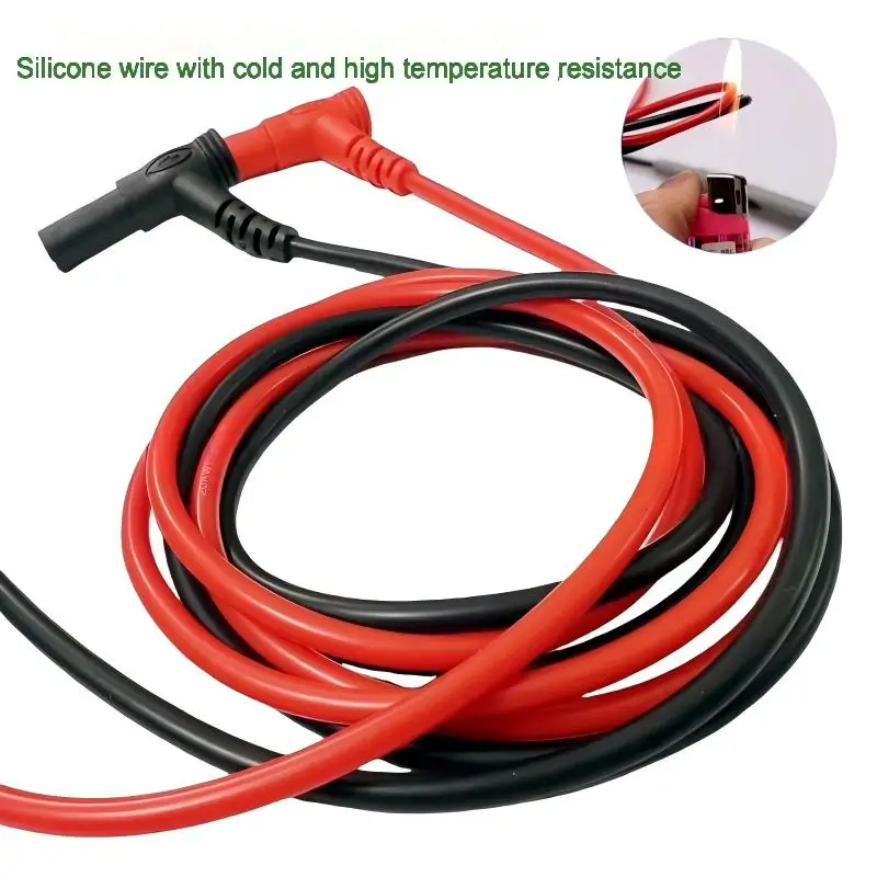1000V Special Tip Probe Wire 20A Silicone Multimeter Probe Silicone Wire Multimeter Probe Universal Multimeter Probe
