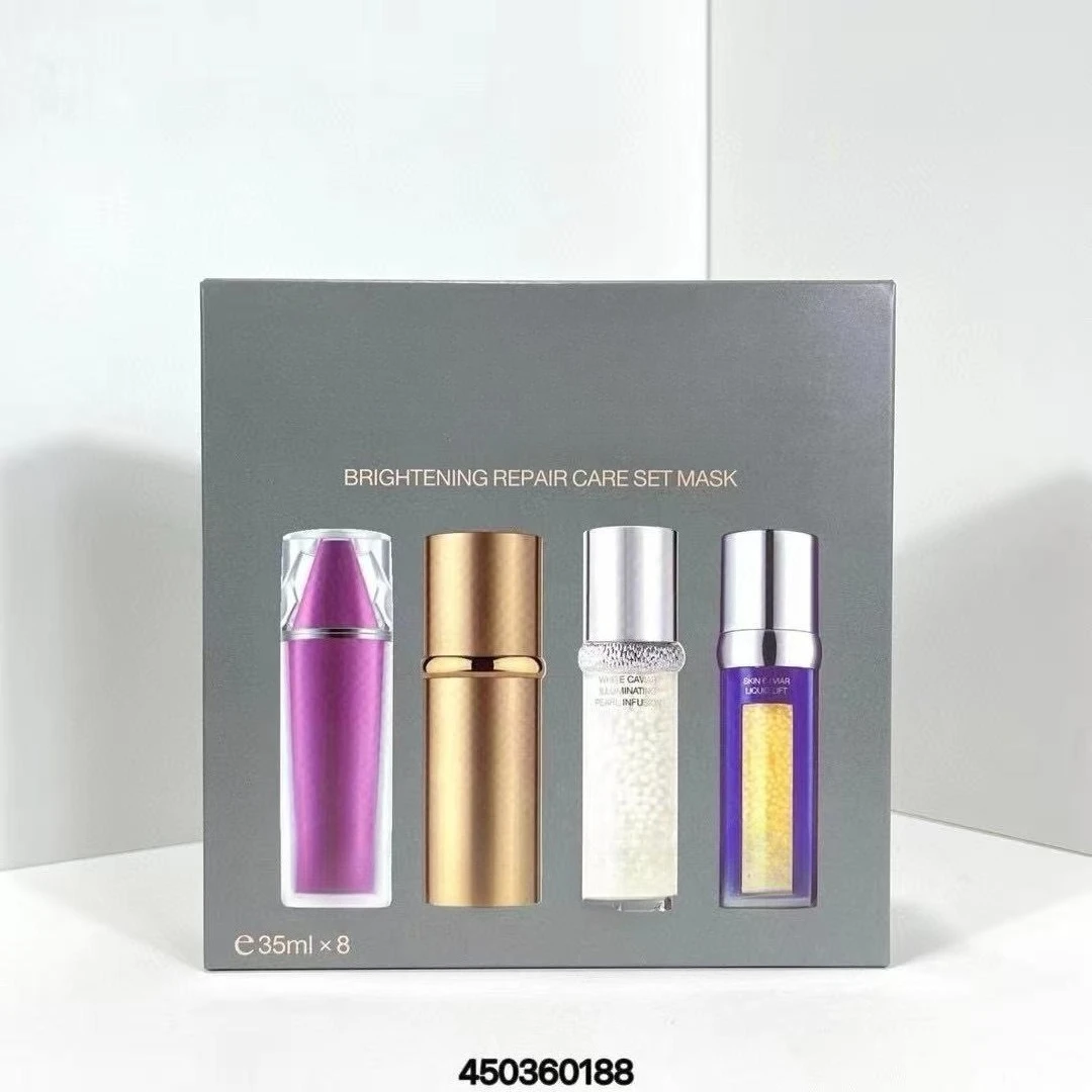 1 caja = 8 piezas de juego de cuidado de reparación de brillo herramienta de maquillaje de máscara Ddm001