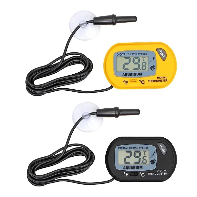 Aquarium LCD Digital Aquarium Thermometer Temperatur Wasserzähler Aquarium Temp Detektor Fisch Alarm Pet Liefert Werkzeug