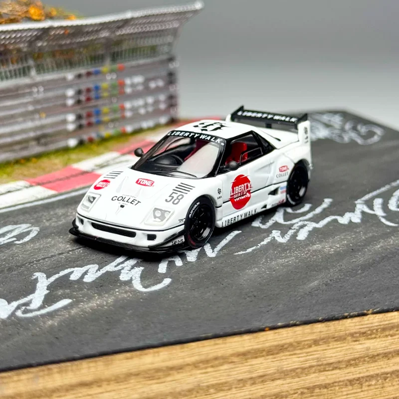 MINIGT 1:64 Scale AZ-1 Liberty Walk #1227 Alloy Car Model Collectibles Souvenir Toy Adult Gift Desktop Ornament