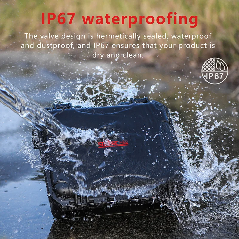 For GoPro Hero 13 12 11 10 9 Carrying Case 2-Layers Hard Waterproof Storage Box Large Capacity Camera Accessories Suitcase