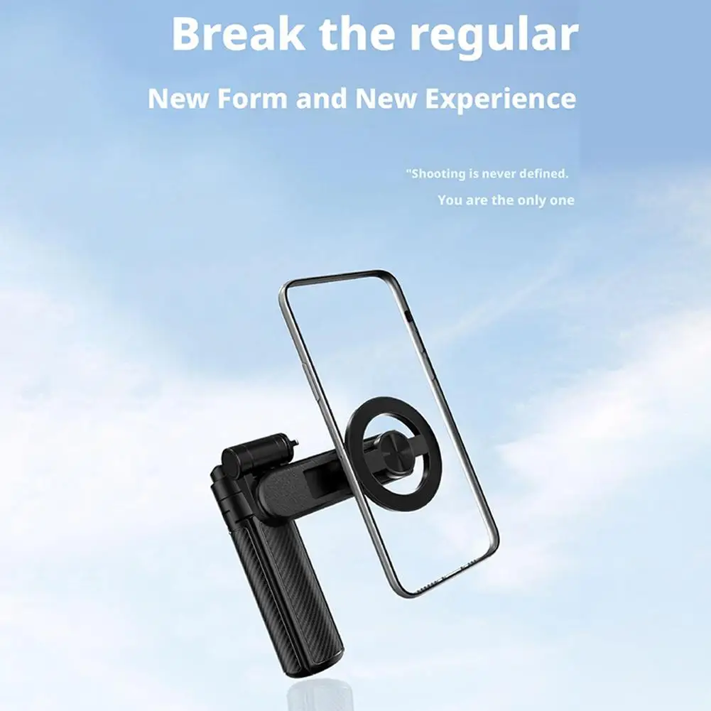 

Магнитный держатель для селфи для мобильного телефона, мини-магнитная палка для селфи, Bluetooth, портативный телескопический держатель для телефона для Magsafe Handl P1D0