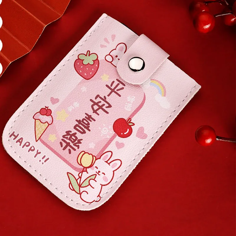 1Pcs Pull-Out Multi-Card Id Card Holder Card Case Large Capacity Id Card Cartoon Card Holder Compact Ultra-Thin Card Holder