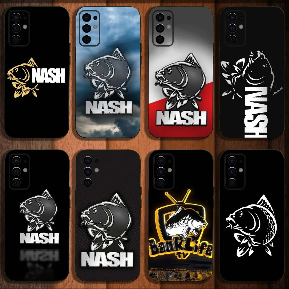 

Nash Fishing Art Phone Case For Samsung S24,S21,S22,S23,S30,Ultra,S20,Plus,Fe,Lite,Note,10,9,5G Black Soft Cover