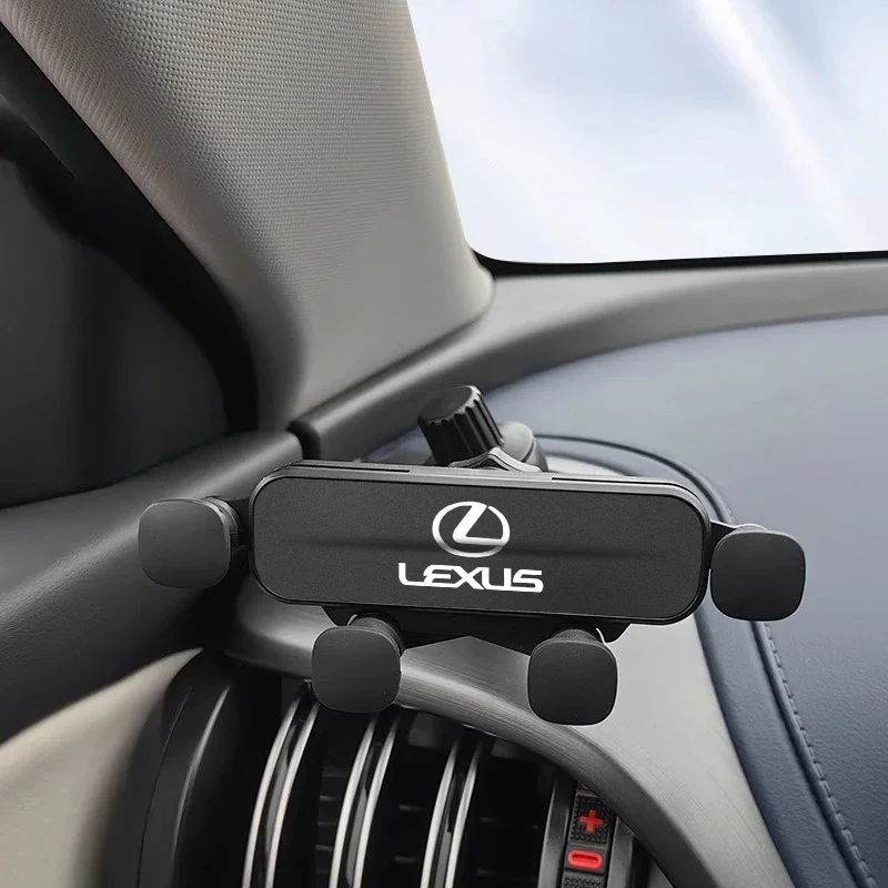 

Автомобильный держатель для телефона на воздуховод с гравитационным креплением для Lexus RX330, IS250, CT200h, ES300h, RX350, UX, вращение на 360 градусов