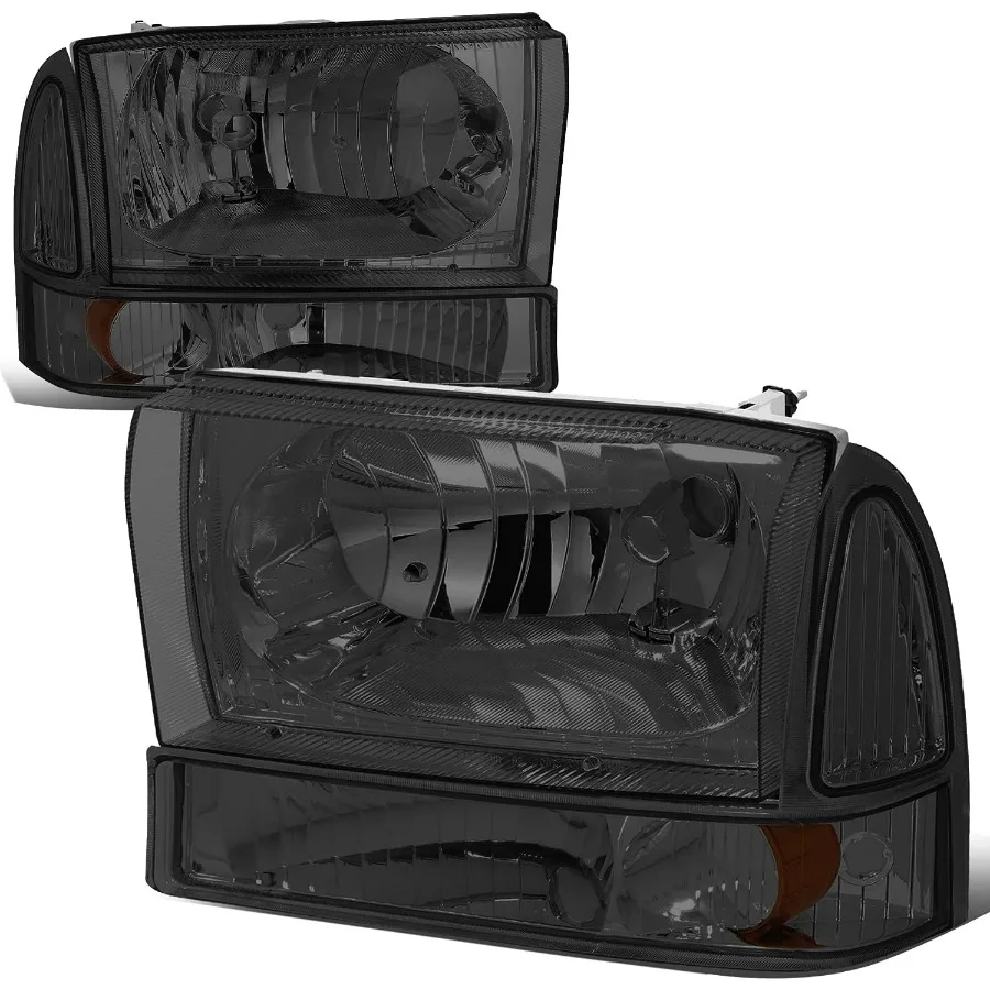 

Фары в сборе, совместимые с Ford F-250 F-350 F-450 F-550 Super Duty Excusion 1999-2004, 4 шт., сменные галогенные фары