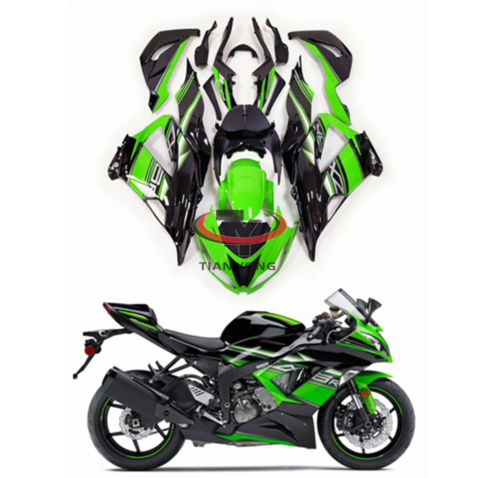 FUU スーツ For Kawasaki ZX6R ZX 6R 636 2013-2014-2015-2016-2018 Full Fairing