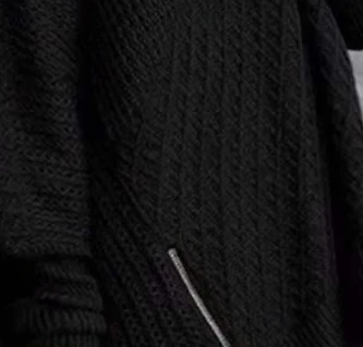 

Женский осенне-зимний свитер с открытыми плечами, асимметричным подолом и боковой молнией, идеально подходит для повседневных выходов.