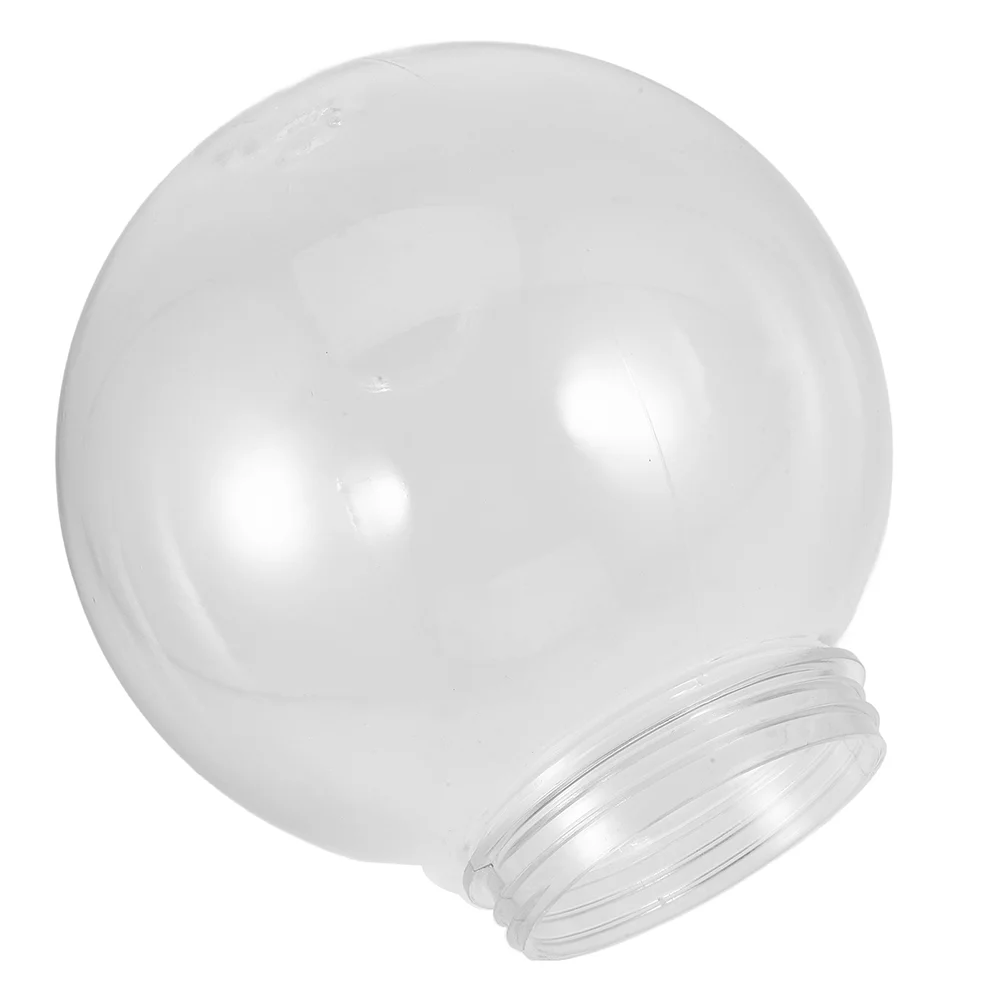 Pantalla de farola esférica, pantallas de luz para luces de techo, globos para exteriores, ventiladores de cazador, cubiertas transparentes de vidrio acrílico