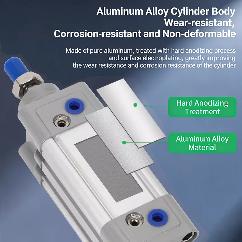 DNC Series Pneumatic High Thrust Standard Cylinder DNC-63-25/50/60 100/125/160/200/225-PPV-A