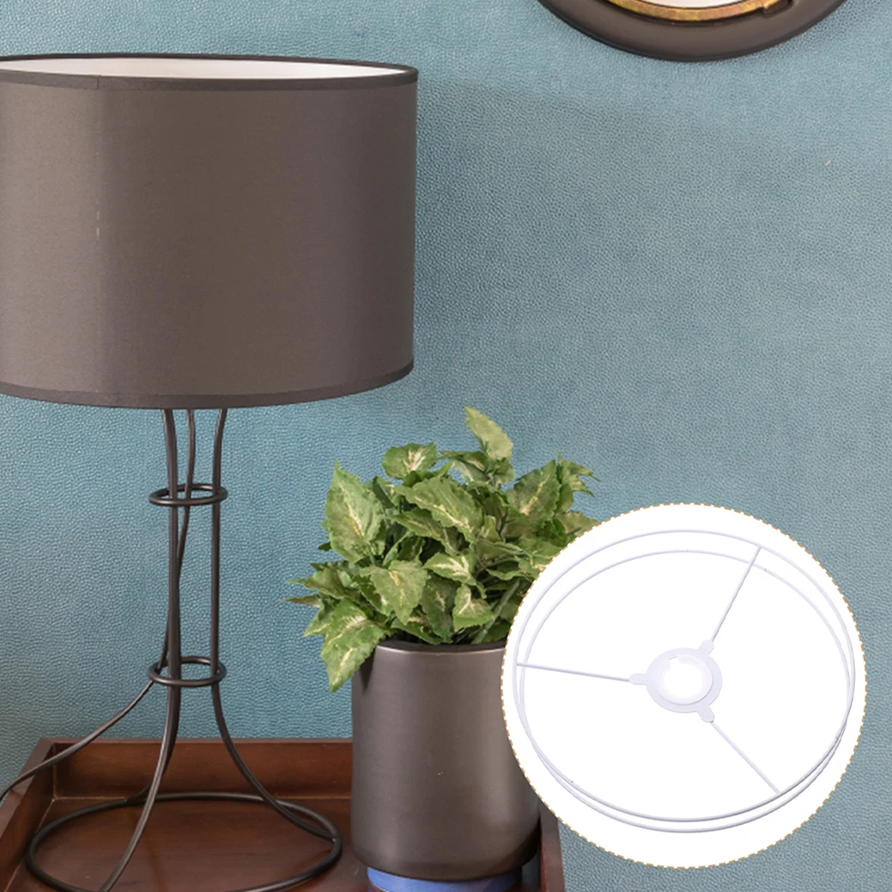 

Iron Lampshade Holder Frame 35CM Diameter Round Wire Rack for DIY Table Lamp Desk Light Chandelier Lampshade FramesVintage Home