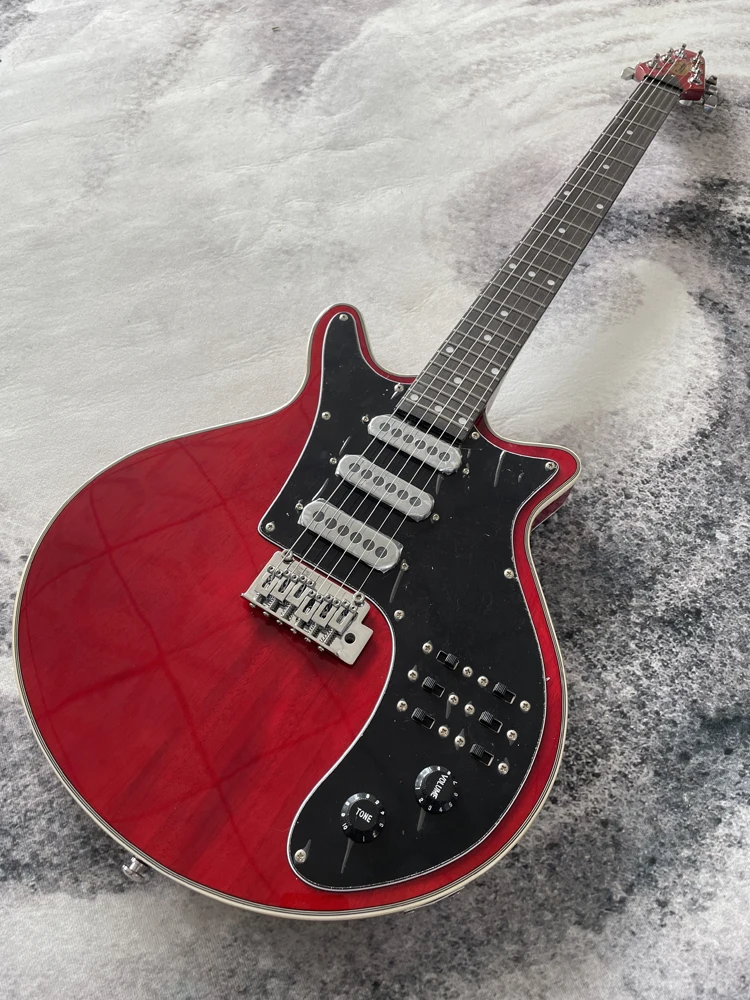 Red Classic Six-String Electric Guitar with Mahogany body and neck High-Quality Electric Guitar in stcok free shipping