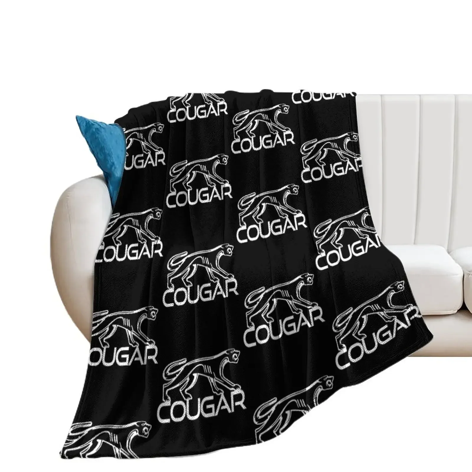 Mercury Cougar Throw Blanket Decorative Throw Luxury Thicken Thin Blankets