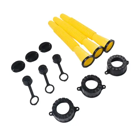 3 Spout Gasket Spout Plug Exhaust Cap Replacement Spout & Parts Kit For Rubbermaid Kolpin Gott Can Fuel Gas Parts Lawn Mowers