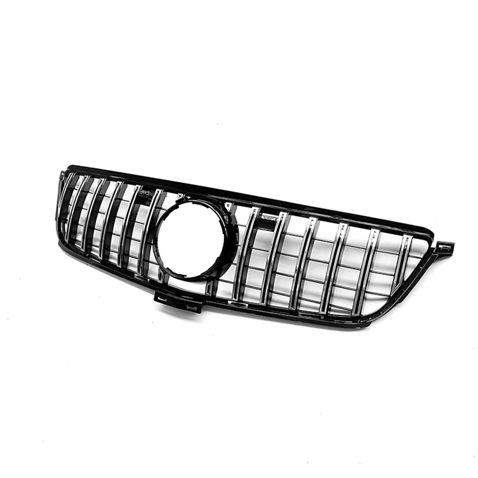 Grill Front Grille For Mercedes Benz W166 ML Class ML300 ML320 ML350 ML400 ML450 2012-2015 GT Style Upper Bumper Hood Mesh Grid