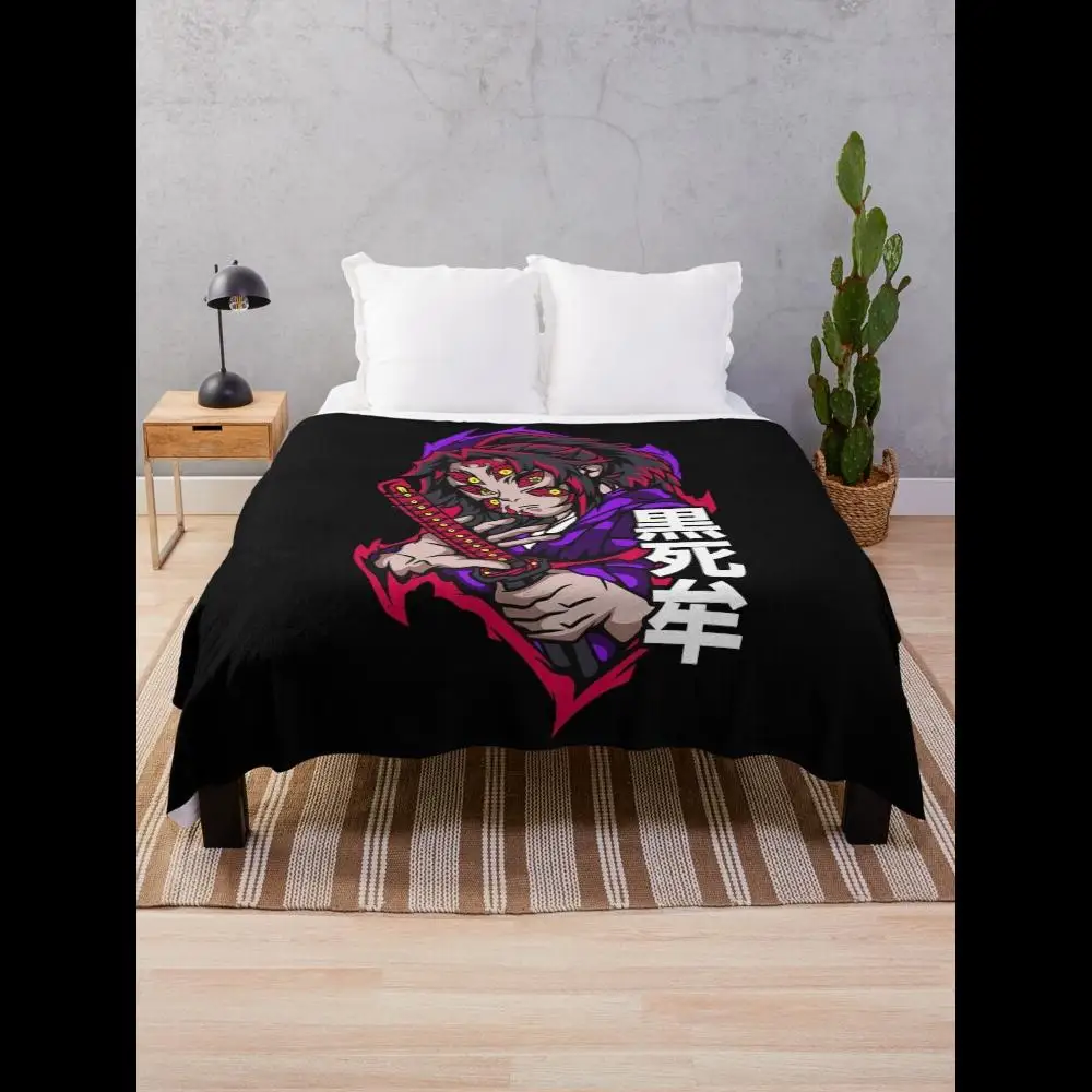 Kokushibo  Demon Slayer Throw Blanket Perfect for Home Decor and Snuggling