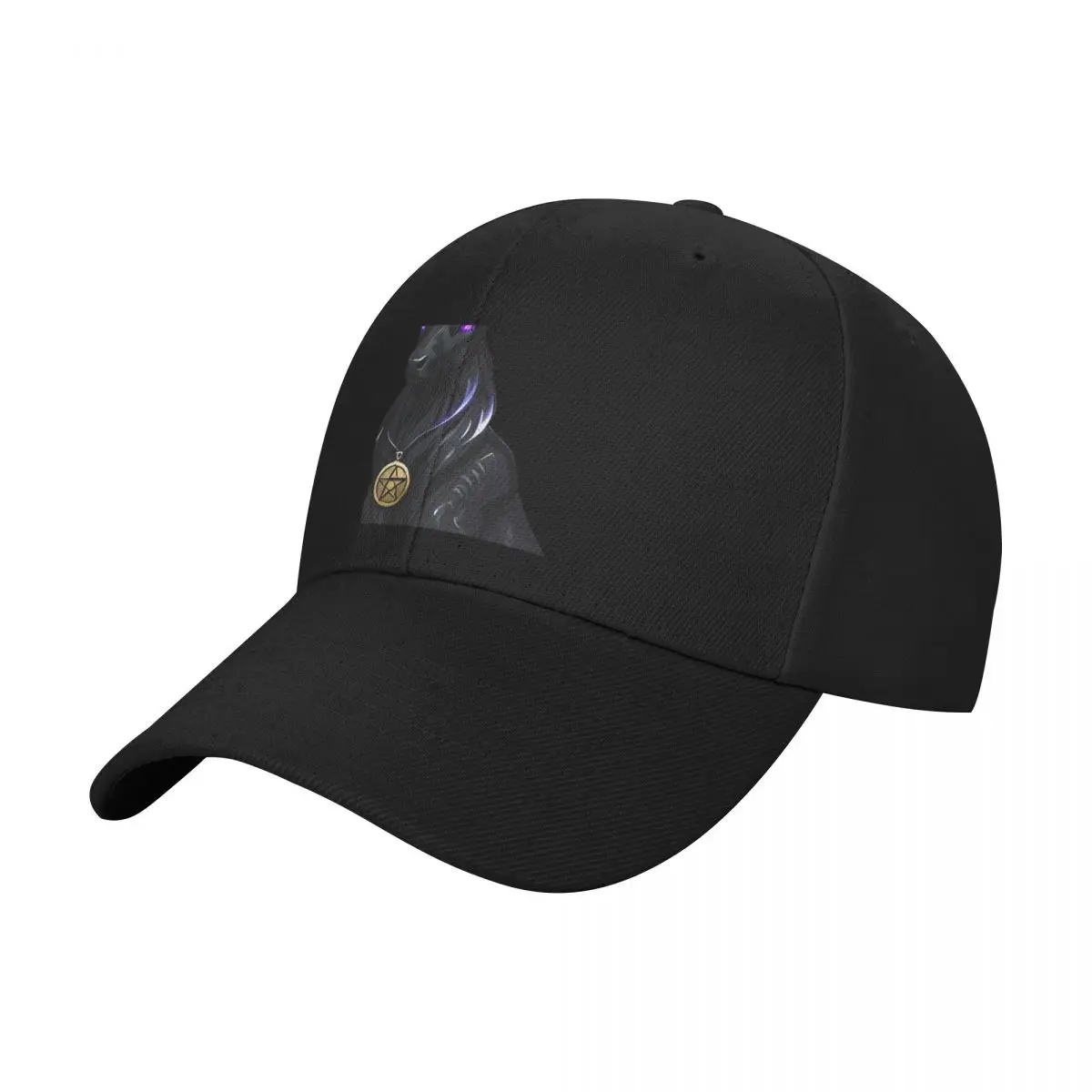 Fashion Gothic Dark Stag Familiar baseball cap American Retro Black Cap