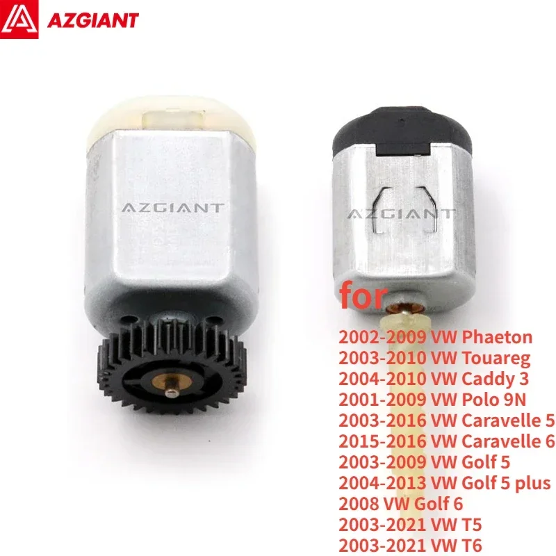 Azgiant Door Latch Power Lock Motor For Volkswagen Phaeton Touareg Caddy 3 for VW Polo 9N Transporter Caravelle Golf and Golf 5