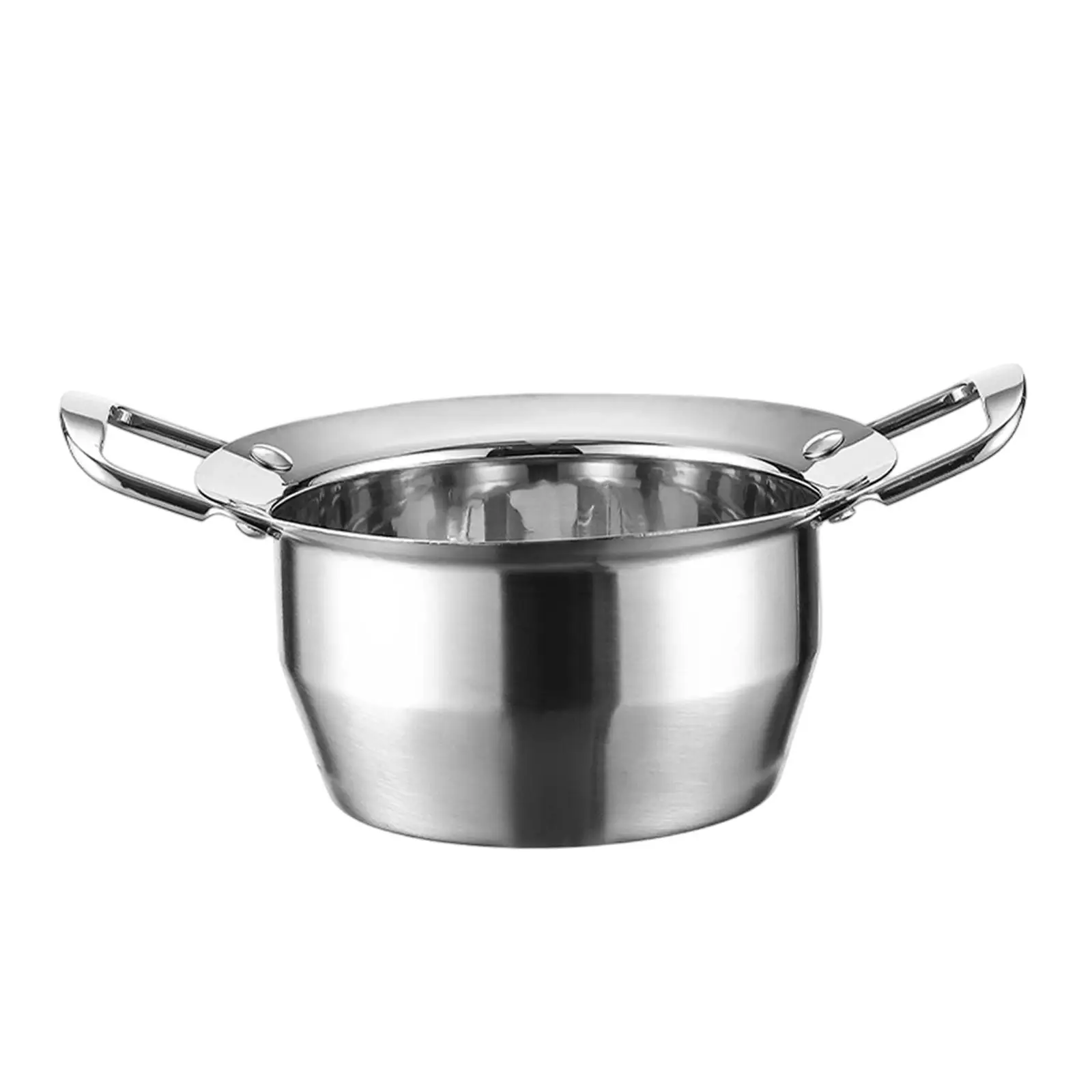 Stainless Steel Mini Hot Pot Cooker, Soup Cookware, Ramen Pot for Kitchen view 2