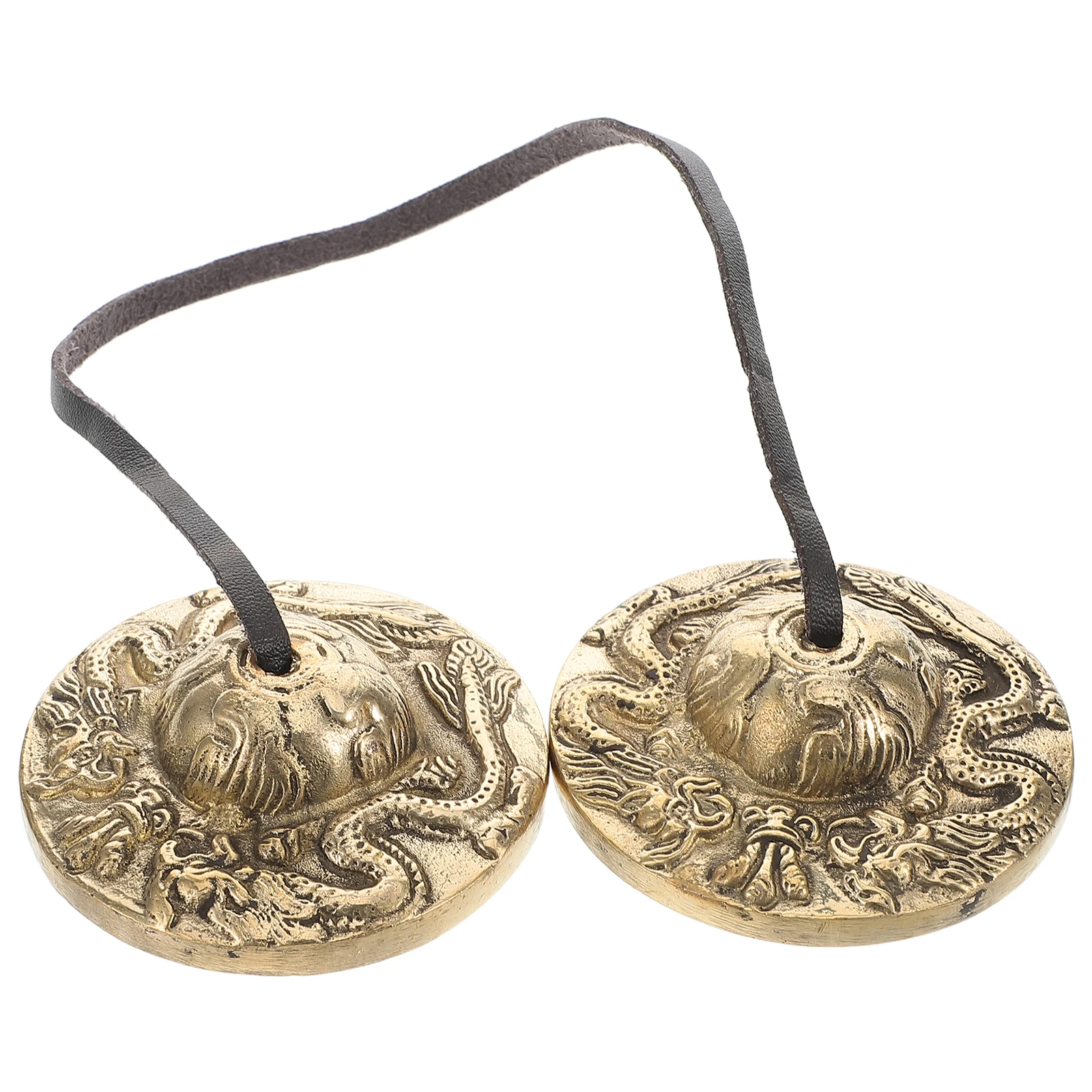 

Authentic Nepalese Tingsha Cymbals Meditation Brass Chime Bells Pure Resonant Sound For Yoga Healing Mindfulness Relaxation