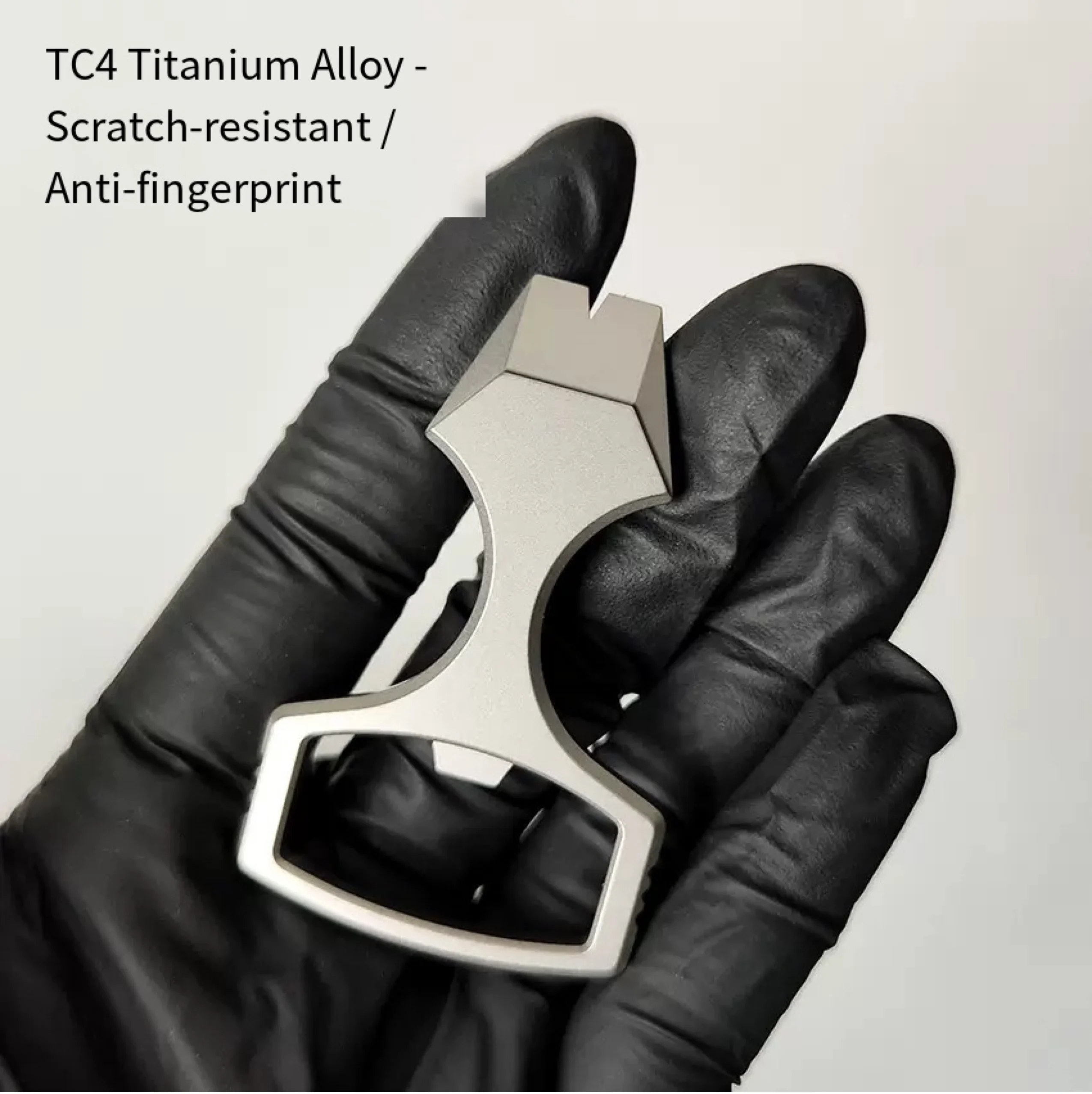 

TC4 Titanium Multi-Purpose Tool - Outdoor Utility Gadget Bottle Opener Keychain - New Style Multifunctional