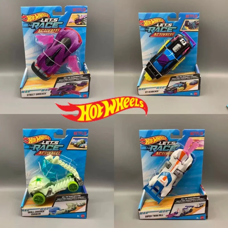 

In Stock Hot Wheels Let'S Race Activate Series Jjx15 Diecast Race Cars Collectible Race Scene Model Car Toys Boys Holiday Gifts