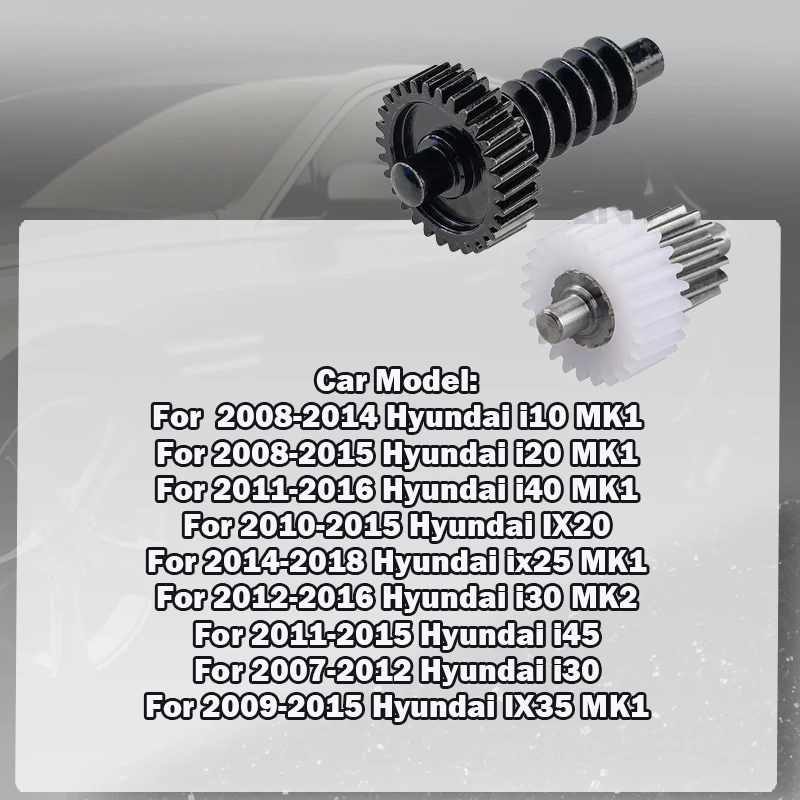 1/5PCS Für Hyundai I10 I20 I40 I30 I45 IX20 Ix25 IX35 Auto 25/30 Zähne Metallgetriebeeinheit des Seitenflügelspiegels Klappmotor Langlebig – Detail 2