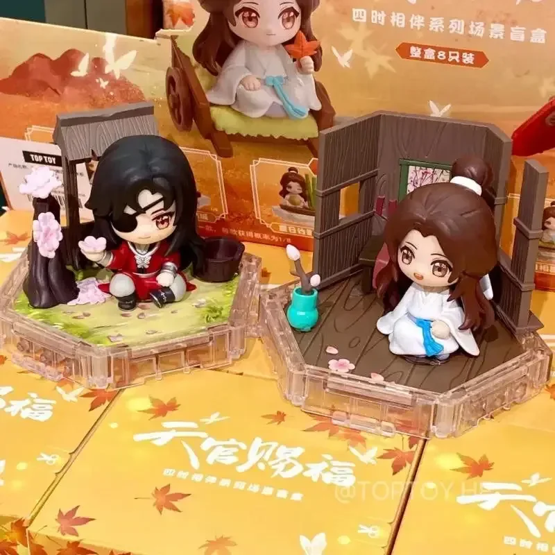 Tgcf Xie Lian Hua Chenheaven Official'S Blessing Blind Box Four Seasons Companionship Series Anime Figure Tian Guan Ci Fu Model