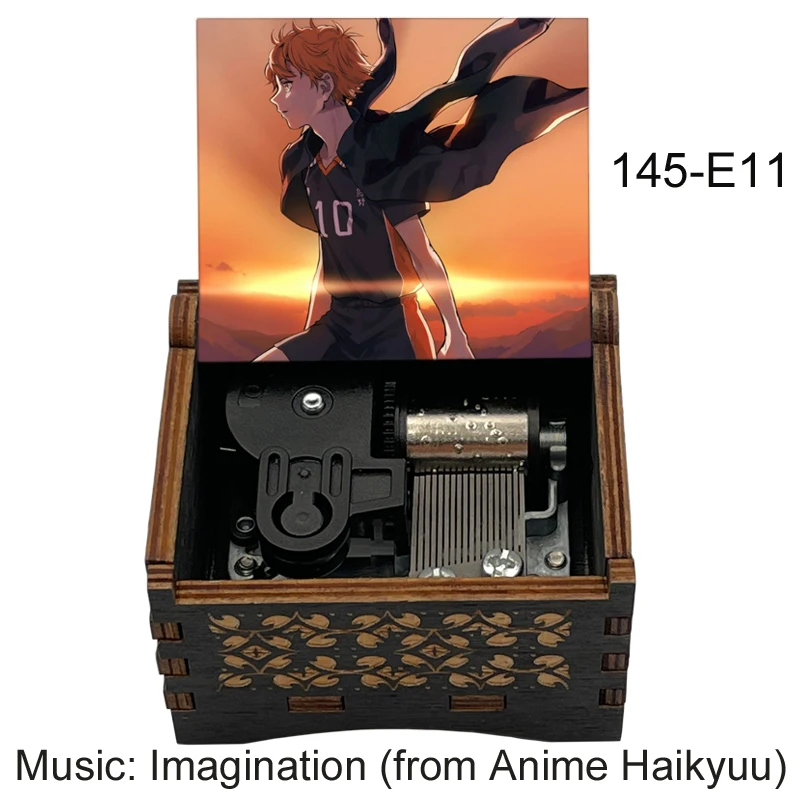 Color Print Music Imagination Anime Haikyuu Opening Music Wood