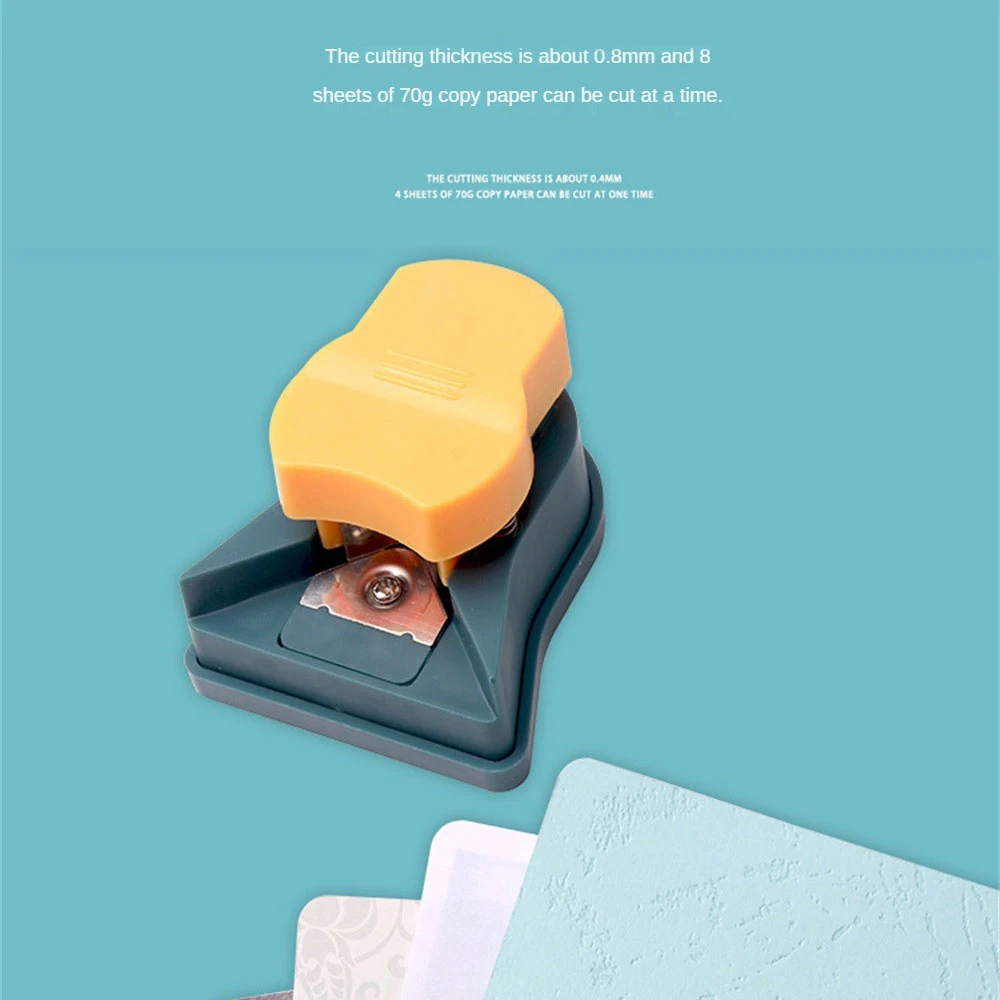 กระดาษโค้งมนตัดเรียบสีเทาที่ตัดวงกลมใช้งานง่ายผลิตภัณฑ์ในครัวเรือนที่มีสีสันเจาะรูเนื้อใช้ได้อย่างกว้างขวาง