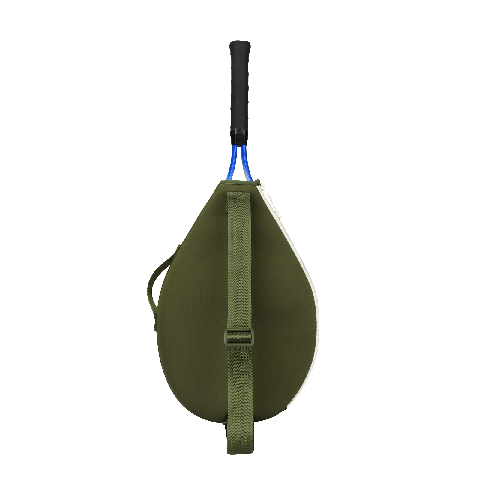 Tourbon Crossbody Shoulder Tennis Racket Bag Sports Tote Tennis Racquet Bag Neoprene Light Weight Adjustable Strap Outdoors