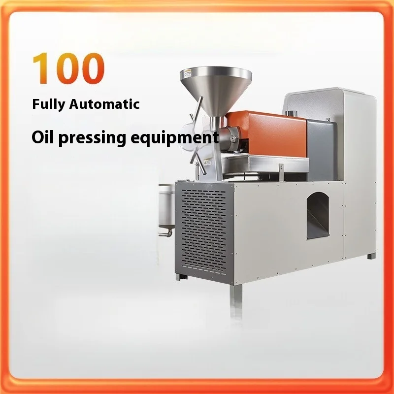 Commercial Fully Automatic Large Peanut, Soybean Oil, Sesame, Rapeseed, Small Spiral Oil Press, Medium-sized Oil Mill