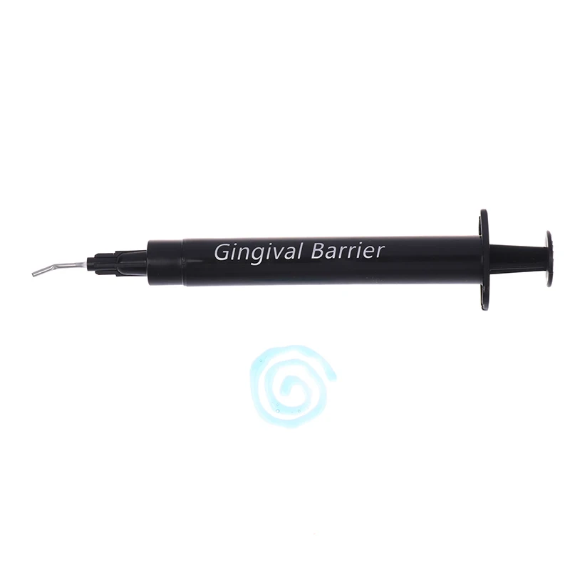 1Pc Dental Barrier Resin Flexible Composite Resin Flowable Light Curing 1.5g 3g Refill Syringe Dentist Consumables