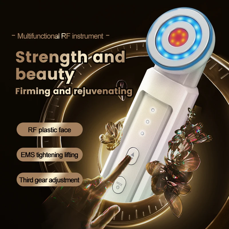 Home Use RF EMS Radio Frequency Facial Lifting Vibration face Massage Anti-Wrinkles machine Beauty instrument